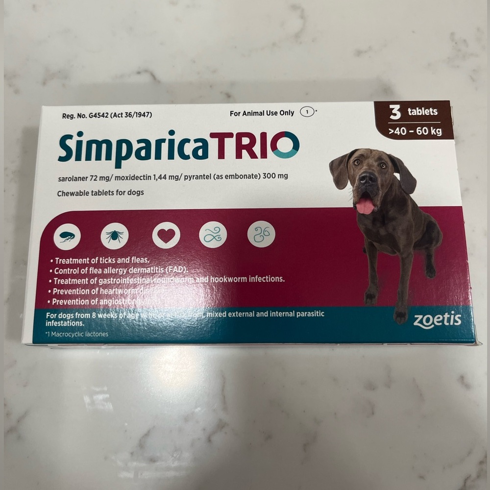 Flea and Tick Control for 88-132 Lbs X Large Dogs